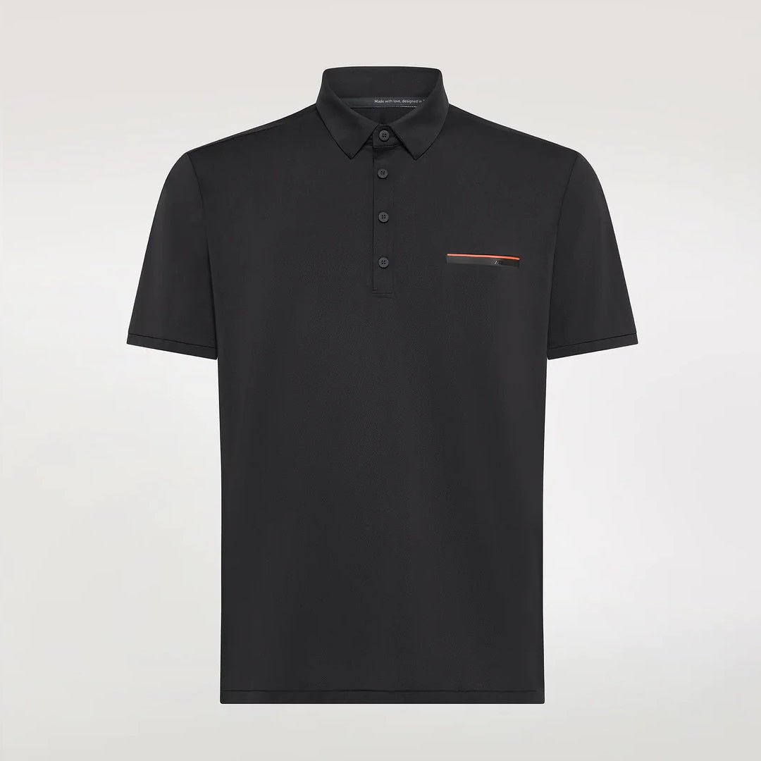 RRD heren Oxford pocket polo zwart - Damplein 9 Mode & SKI