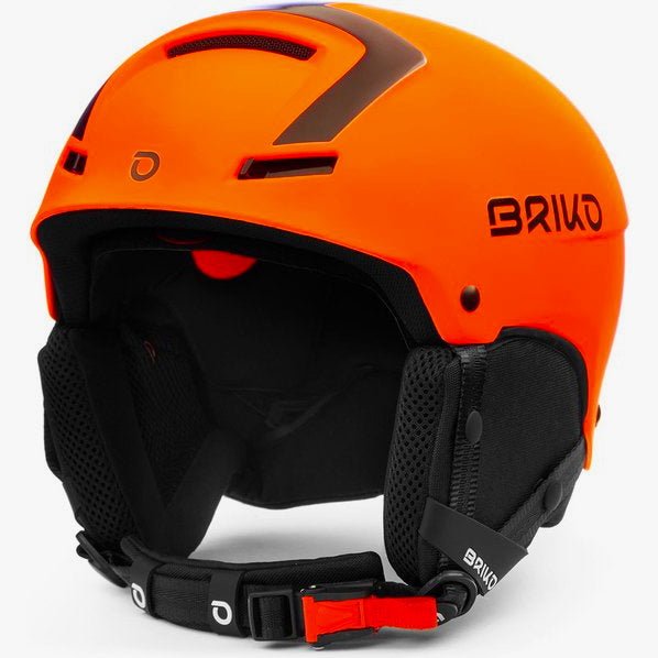 Briko Faito Fluid Inside matt black/orange Skihelm - Damplein 9 Mode & SKI