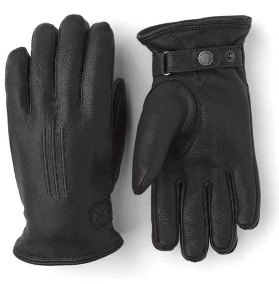 Hestra Deerskin Lambskin zwart