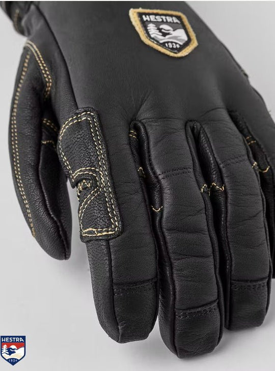 Hestra Ergo Grip Incline 5-finger skihandschoenen zwart - Damplein 9 SKI & Mode
