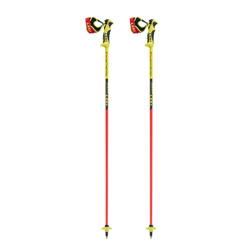 Leki WC Racing Comp neon-red/neon-yellow/black Skistokken - Damplein 9 SKI & Fashion