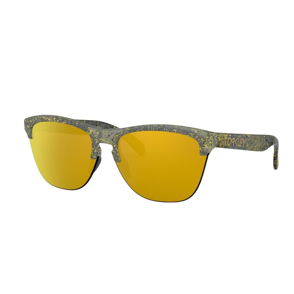 Oakley Frogskins Lite metallic splatter collection - 24K iridium - Damplein 9 SKI & Mode