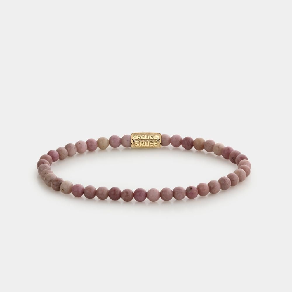 Rebel & Rose armband - Rose garden gold 4mm - Damplein 9 SKI & Mode