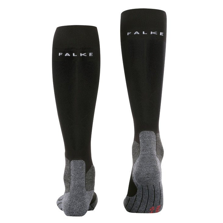 Falke SK5 expert heren skisokken zwart/lime - Damplein 9 Mode & SKI