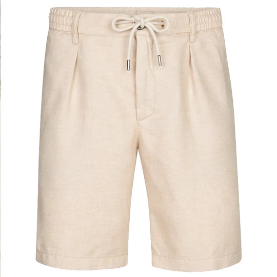 Profuomo linnen shorts beige