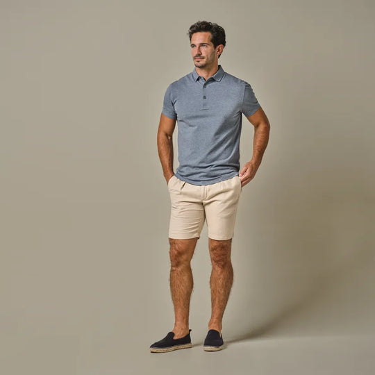 Profuomo linnen shorts beige