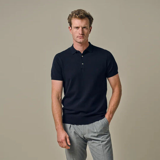 Profuomo luxury basis polo navy