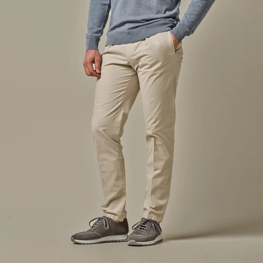 Profuomo crispy chino zand - Damplein 9 Mode & SKI