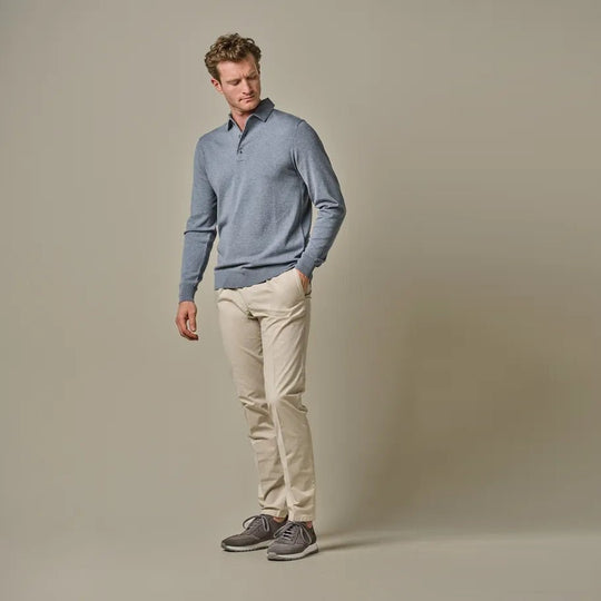 Profuomo crispy chino zand - Damplein 9 Mode & SKI