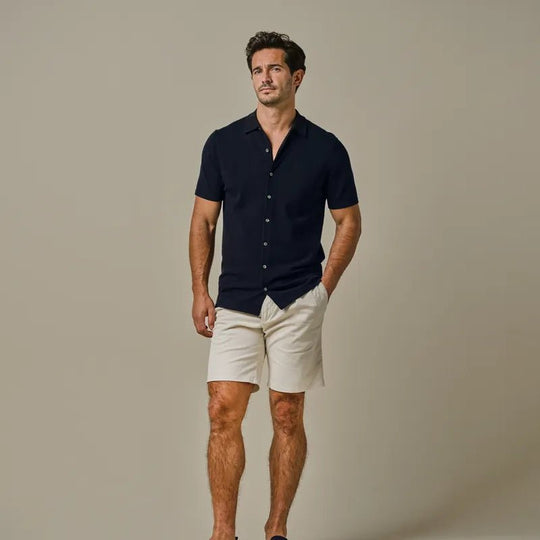 Profuomo luxury polo navy - Damplein 9 Mode & SKI