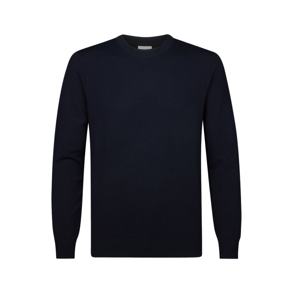 Profuomo pullover crewneck navy - Damplein 9 Mode & SKI