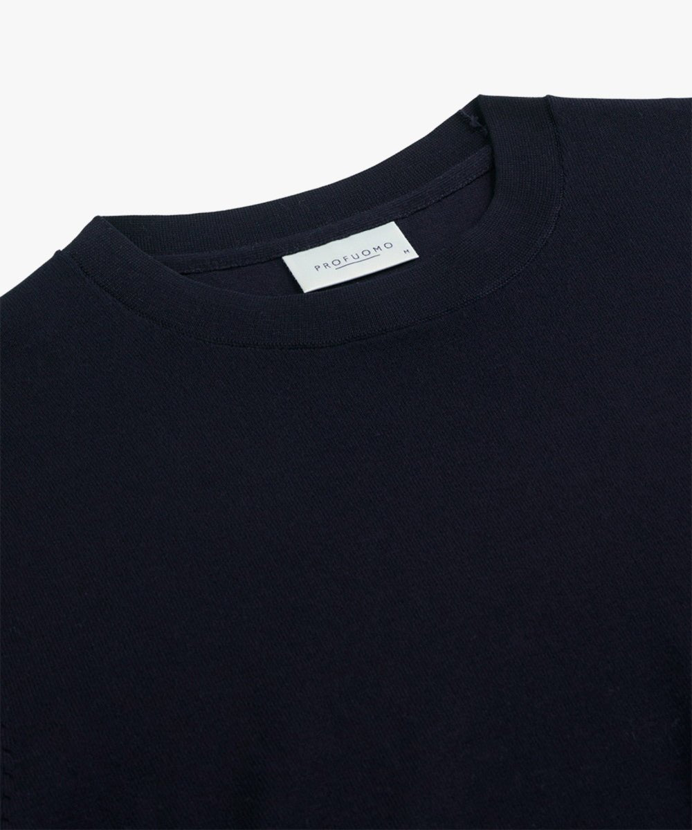 Profuomo pullover crewneck navy - Damplein 9 Mode & SKI