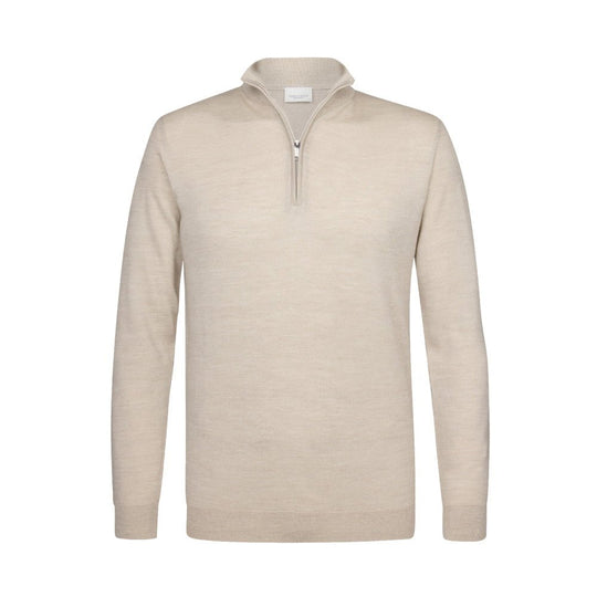 Profuomo pullover half - zip beige - Damplein 9 Mode & SKI