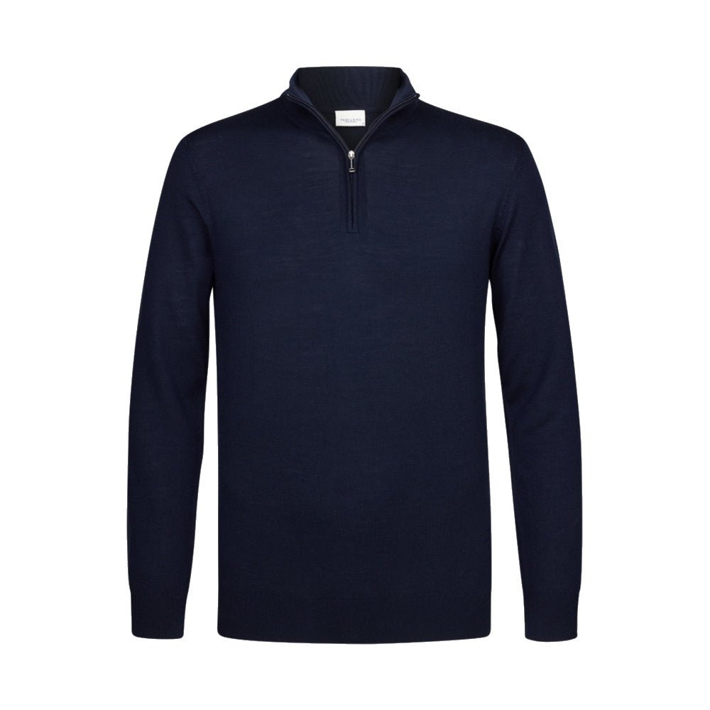 Profuomo pullover half - zip navy - Damplein 9 Mode & SKI