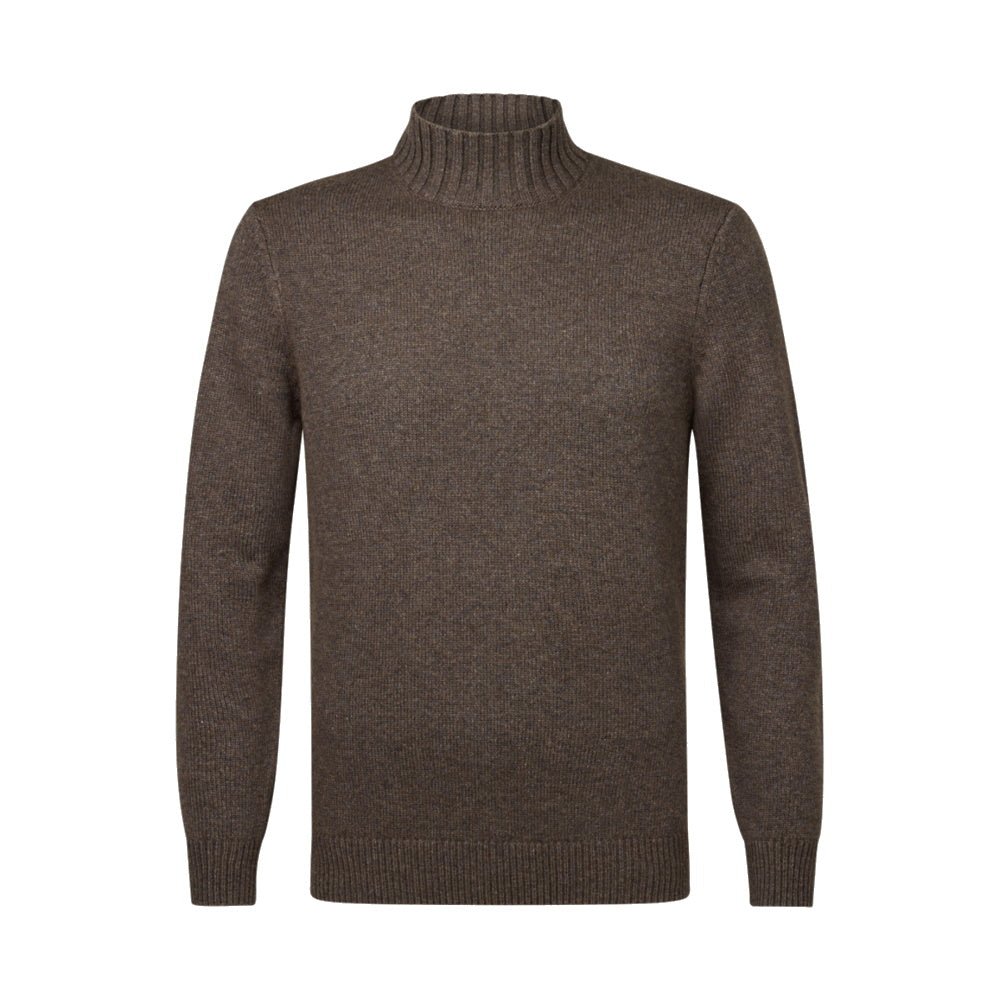 Profuomo wool mockneck bruin - Damplein 9 Mode & SKI