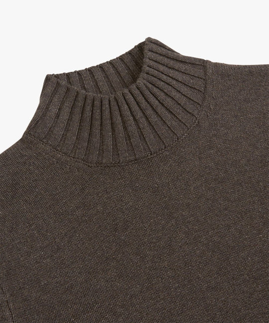 Profuomo wool mockneck bruin - Damplein 9 Mode & SKI