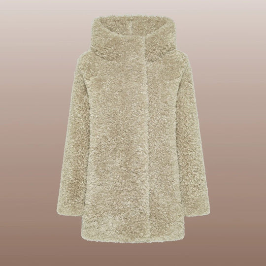 RRD Lamb hood dames jas beige - Damplein 9 Mode & SKI