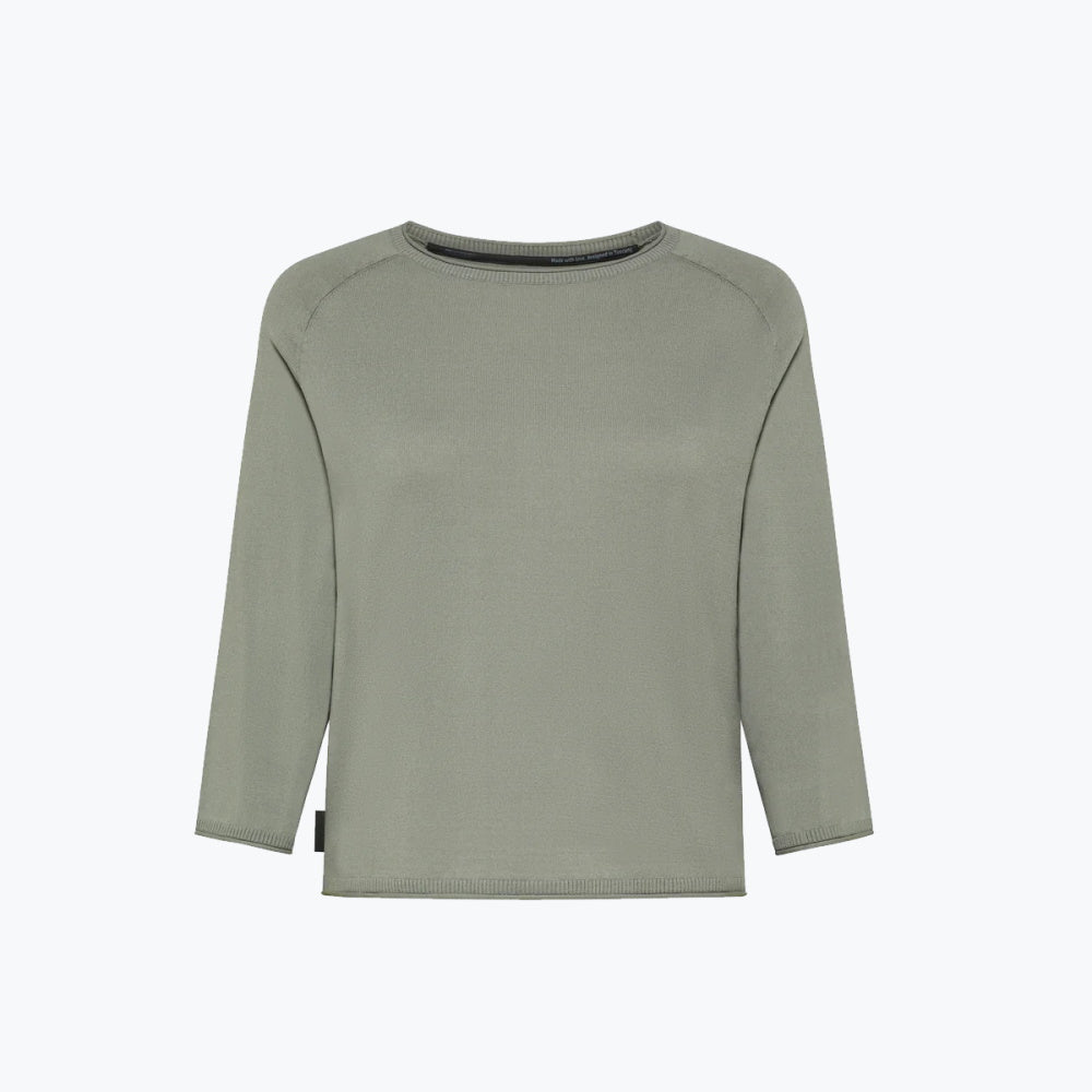 RRD Maxwell roundneck trui sage green - Damplein 9 Mode & SKI