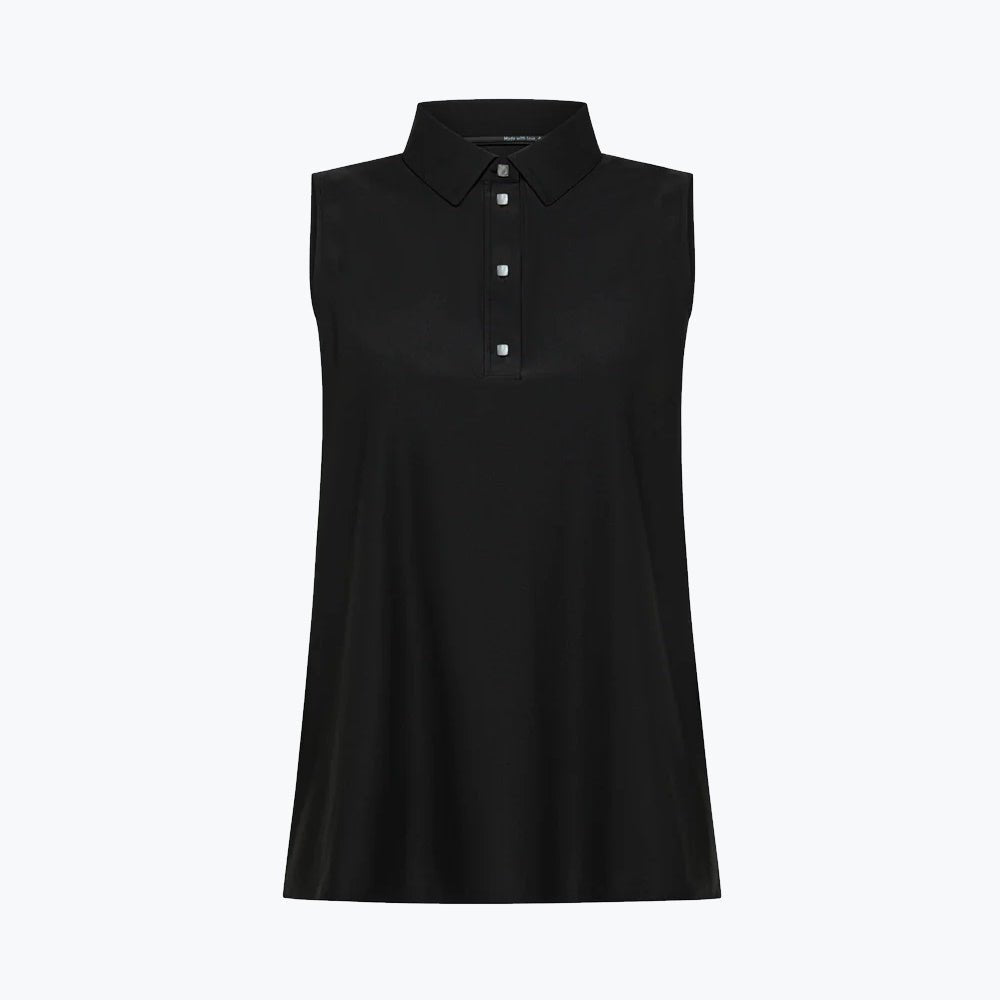 RRD Oxford sleeveless polo zwart - Damplein 9 Mode & SKI