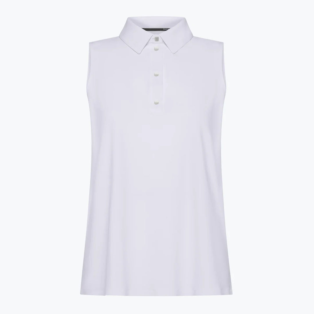 RRD Oxford sleeveless polo wit