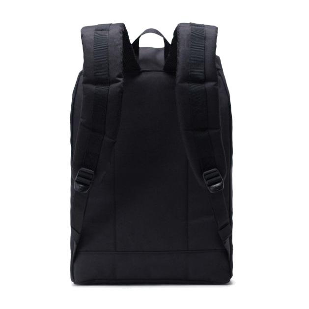 Herschel Retreat 19.5L rugtas zwart/tan - Damplein 9 SKI & Fashion