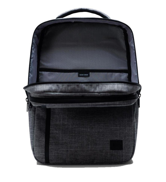 Herschel travel daypack rugtas raven crosshatch - Damplein 9 SKI & Fashion