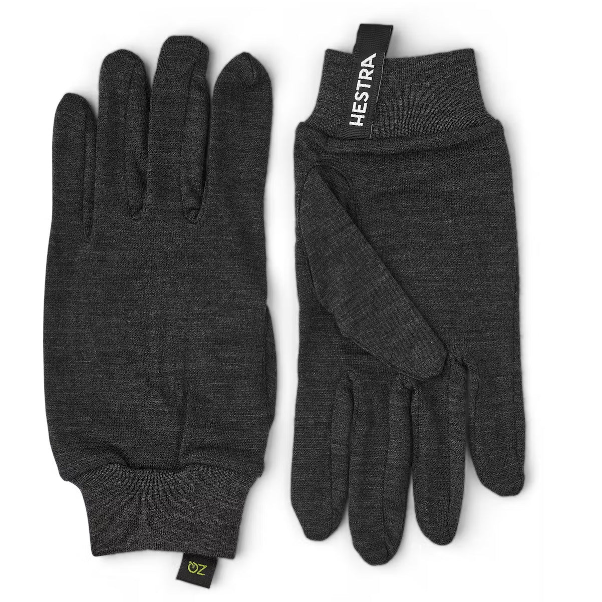 Hestra Merino wool liner handschoenen charcoal - Damplein 9 SKI & Mode