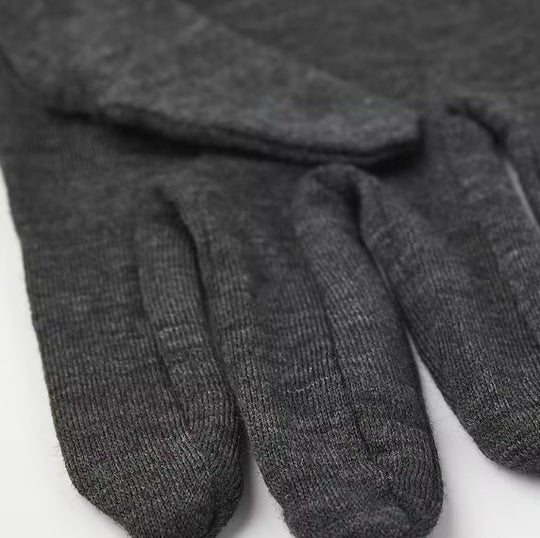 Hestra Merino wool liner handschoenen charcoal - Damplein 9 SKI & Mode