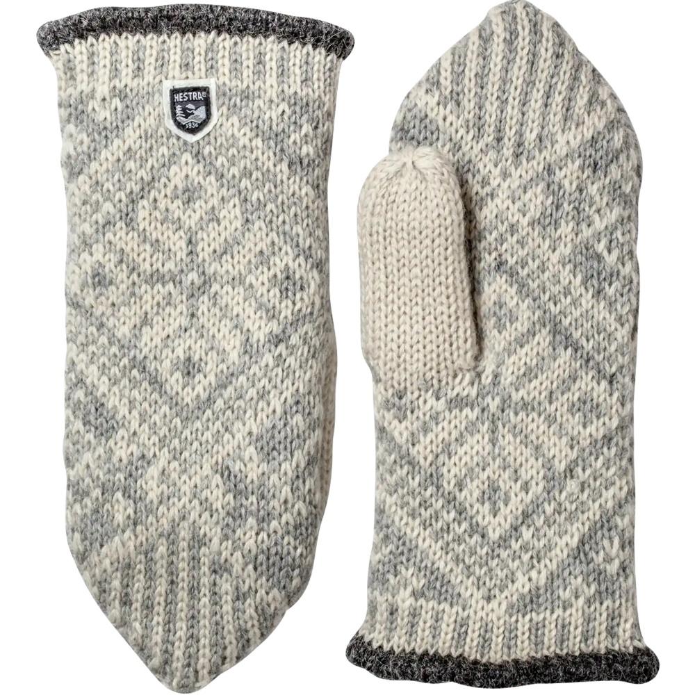 Hestra Nordic wool wanten grijs/offwhite - Damplein 9 Mode & SKI