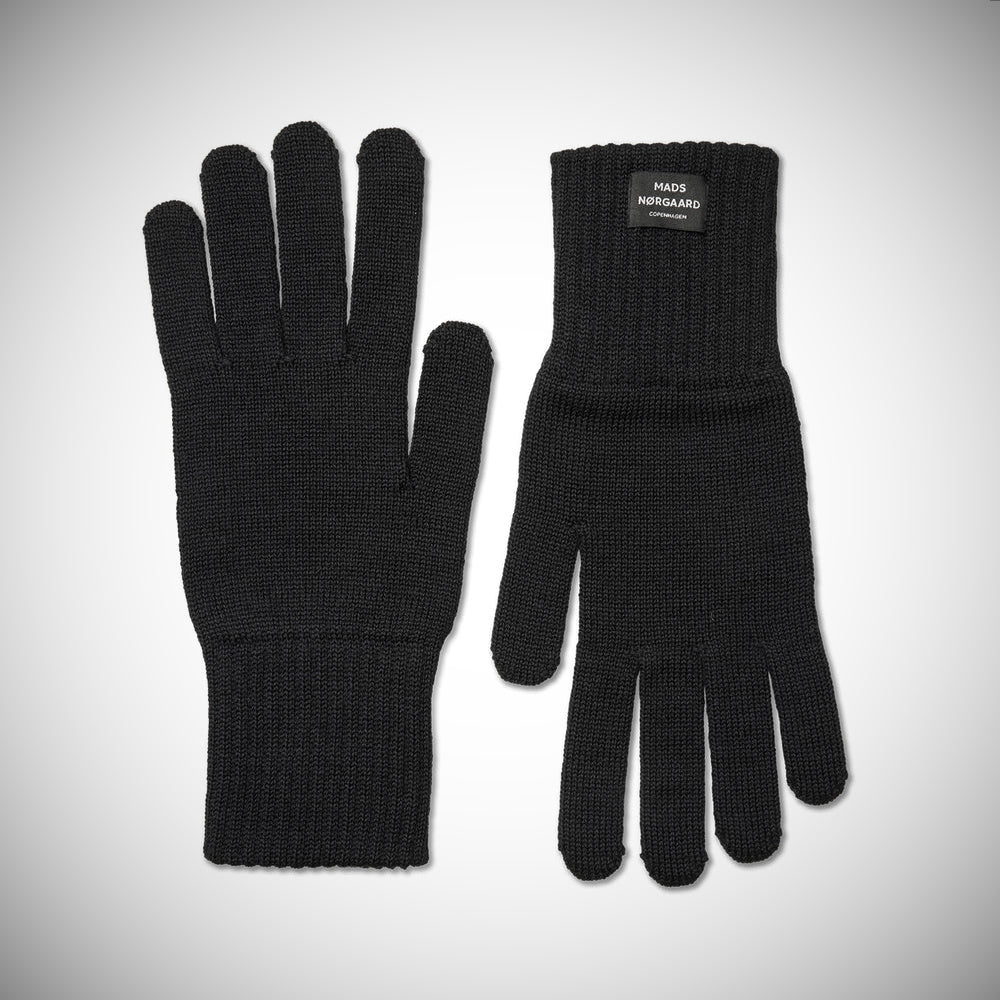 MADS Norgaard Arndy handschoenen zwart - Damplein 9 Mode & SKI