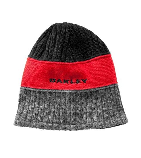 Oakley Chilkat beanie zwart rood - Damplein 9 SKI & Fashion