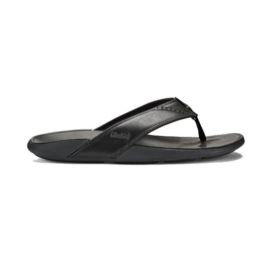 Olukai Nui heren slippers black/lava - Damplein 9 SKI & Mode