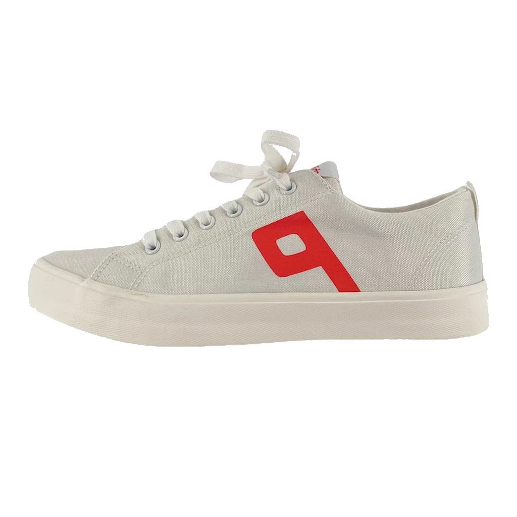 Philip Hog dames sneaker Andrea wit/oranje - Damplein 9 SKI & Mode