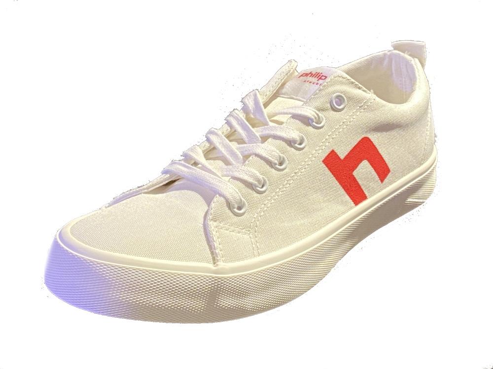 Philip Hog dames sneaker Andrea wit/oranje - Damplein 9 SKI & Mode
