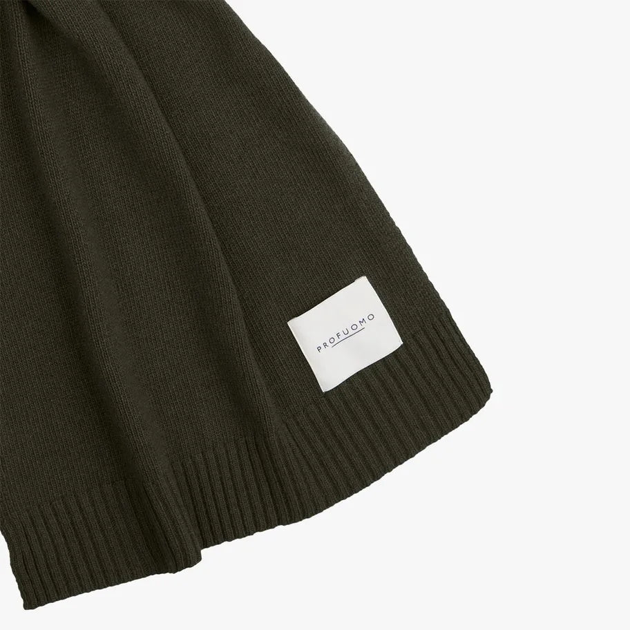 Profuomo wol-cashmere sjaal groen - Damplein 9 Mode & SKI