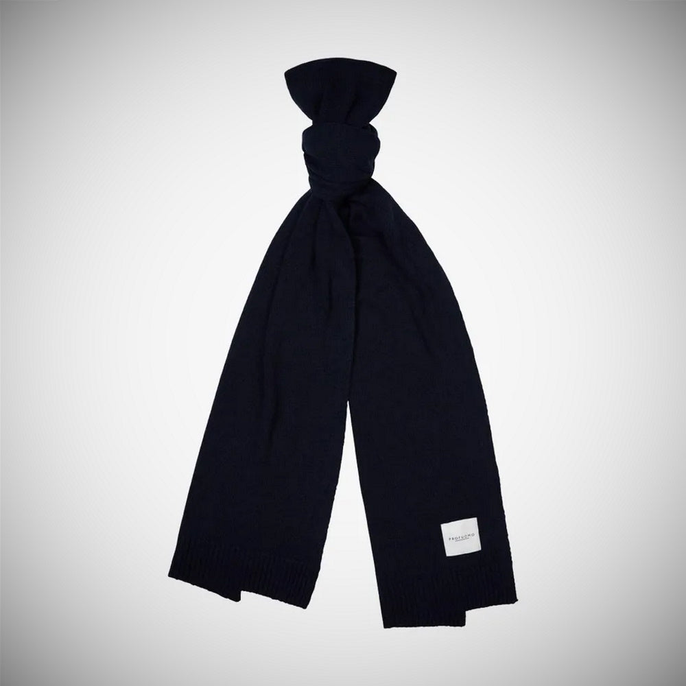 Profuomo wol-cashmere sjaal navy - Damplein 9 Mode & SKI
