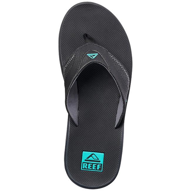 Reef Fanning heren slippers neon blue - Damplein 9 SKI & Mode