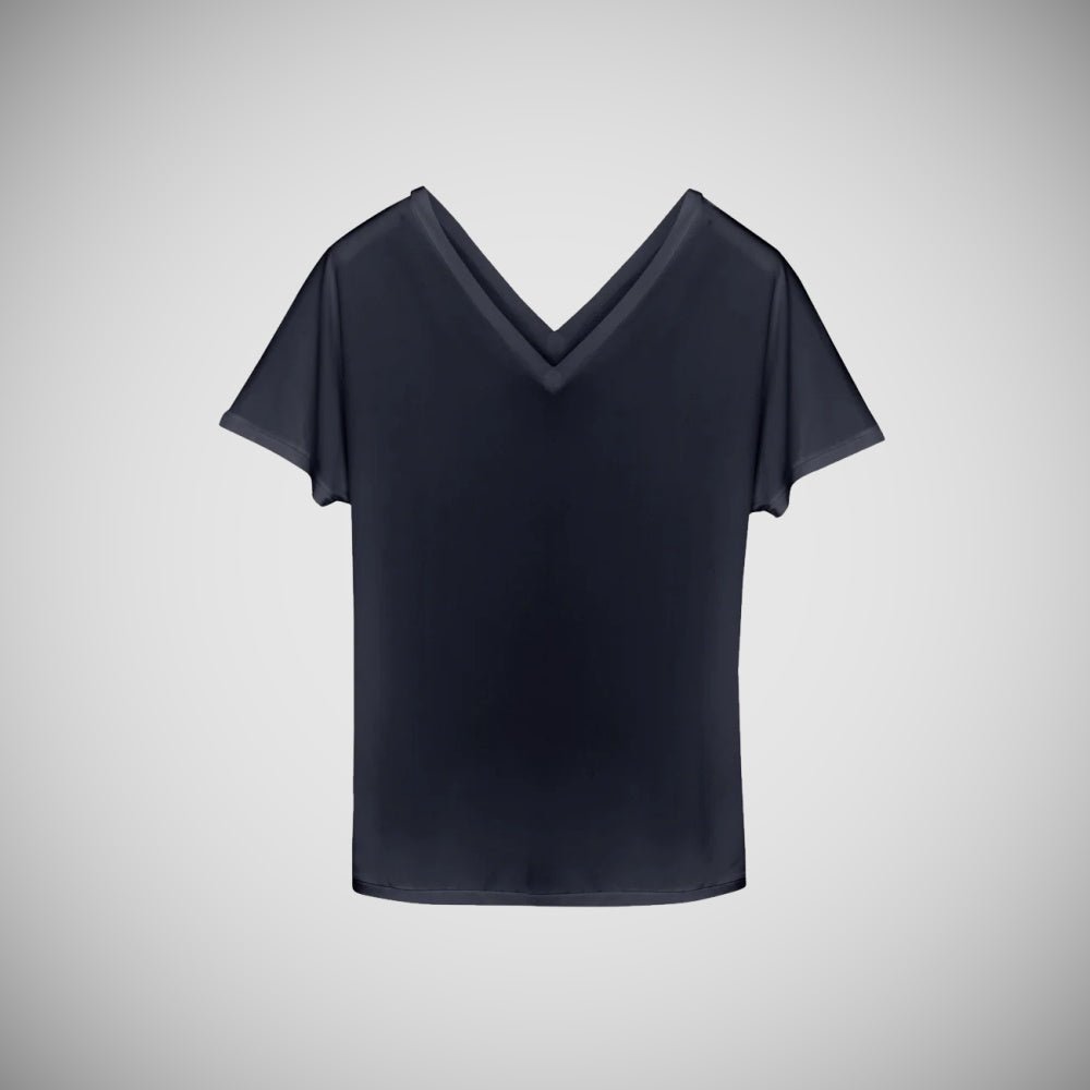 RRD dames Cupro Kim shirt blauw - Damplein 9 Mode & SKI