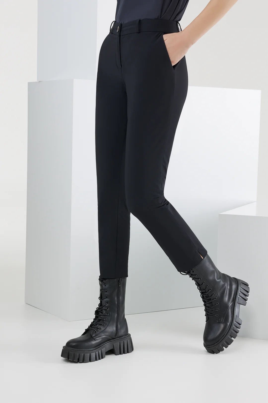 RRD Revo Chino dames broek zwart - Damplein 9 Mode & SKI